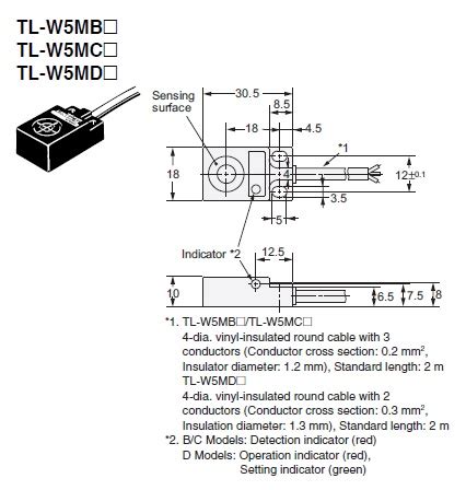 TL W5MC1 2M OMRON Industrial Automation