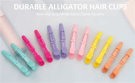 Aco Uint 12pcs Hair Clips For Styling Sectioning Alligator Hair Clips For Hair