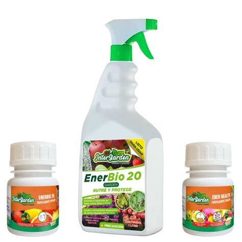 EnerBio 20 Garden Listo Para Usar 1L Enerbio 20 Concentrado 100 ML