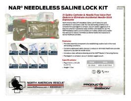 Needleless Saline Lock Kit Product Information Sheet | North American ...