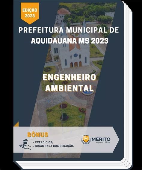 Apostila Engenheiro Ambiental Prefeitura De Aquidauana Ms M Rito