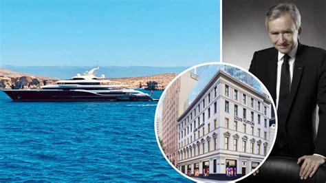 Superyacht Of Louis Vuitton Billionaire Boss Bernard Arnault Spotted In