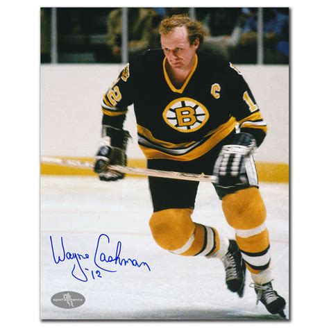 Wayne Cashman Boston Bruins Rush Autographed 8x10 Nhl Auctions