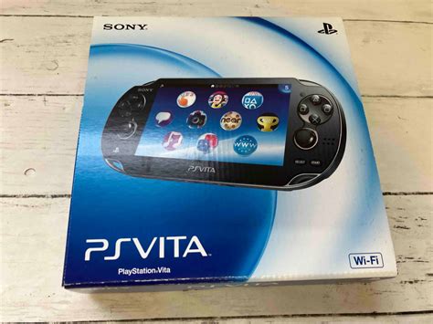 【やや傷や汚れあり】動作確認済 Playstationvita Wi Fiモデルクリスタル・ブラックpch1000za01の落札情報詳細