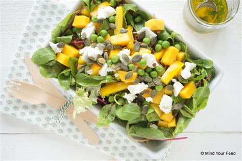 Salade Met Mango En Geitenkaas Mind Your Feed