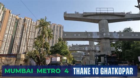 Metro On The Lbs Road Mumbai Metro Green Line Connecting Thane