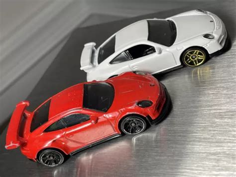 Hot Wheels Porsche Gt Rs Hw Exotics Blanc Rouge L Che Eur Picclick Fr
