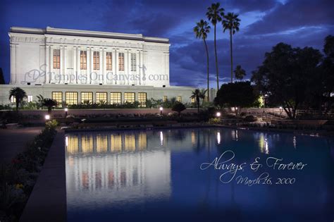 Mesa Az Lds Temple Art Lds Temples On Canvas Lds Temple Pictures