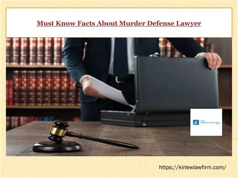 Ppt Must Know Facts About Murder Defense Lawyer Powerpoint Presentation Id 11936234