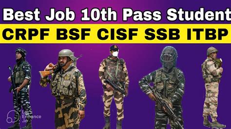 Which CAPF Service Is Best For You Why CRPF BSF CISF SSB ITBP