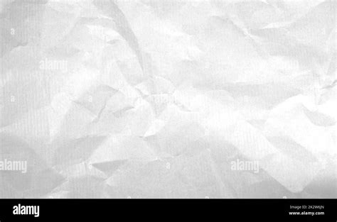 Crumbled Paper Background With White Color Stock Photo Alamy