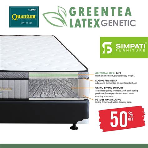 Quantum Matress Kasur Quantum Quantum Springbed Toko Furniture