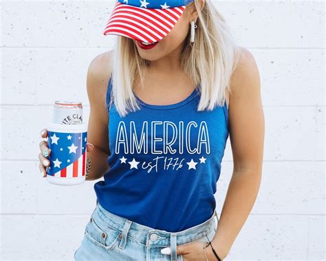 Th Of July Tanks Th Of July Tanks Women America Tank Top Womens