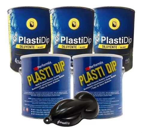 Kit Pintura Removible Plastidip Auto Grande Negro Mate Mm