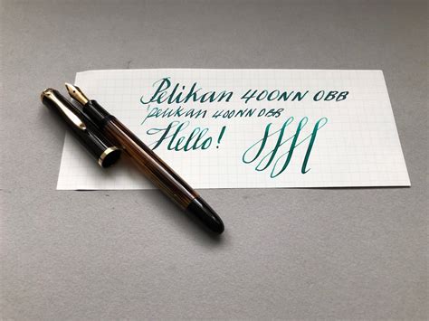 S Pelikan Nn Brown Tortoiseshell Fountain Pen Flexible Obb