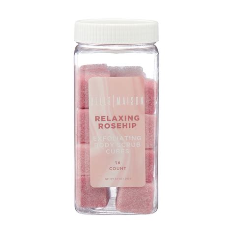 Belle Maison Exfoliating Body Scrubs Cubes Rosehip