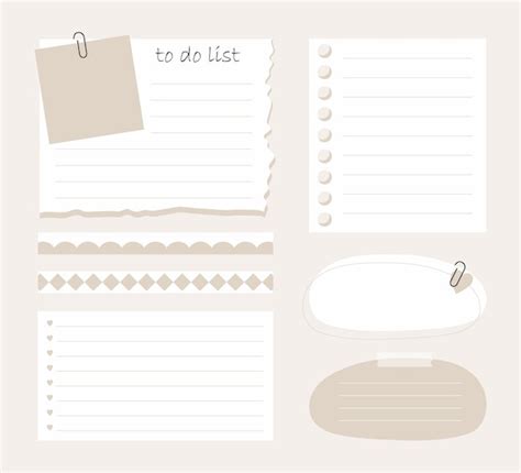 Premium Vector To Do List Planner Schedule Cute Memo Template