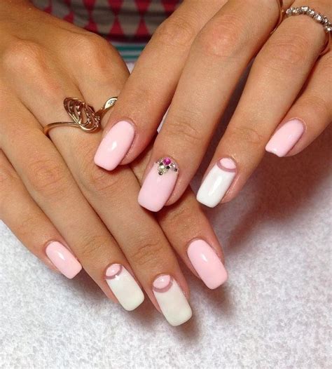 Розовый Маникюр С Лунками — Richnail.ru