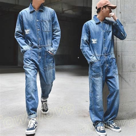 Denim Jumpsuit For Men