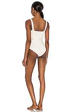 Revel Rey Hunter One Piece Bikini In Cream Snake Texture REVOLVE