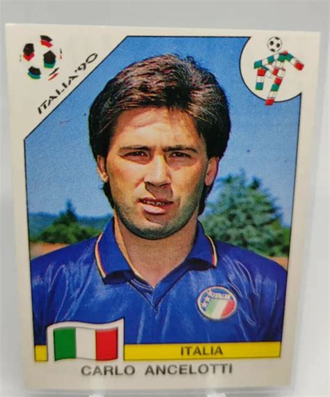 PANINI COPPA DEL Mondo Italia 90 Adesivo Carlo Ancelotti Italia 49 EUR