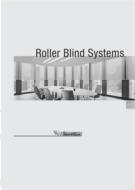 Pdf Roller Blind Systems · Silent Gliss 4910 Chain Operated Roller