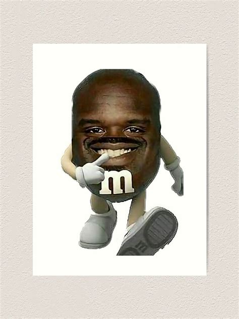 "Shaq Meme" Art Print by makothewizard | Redbubble