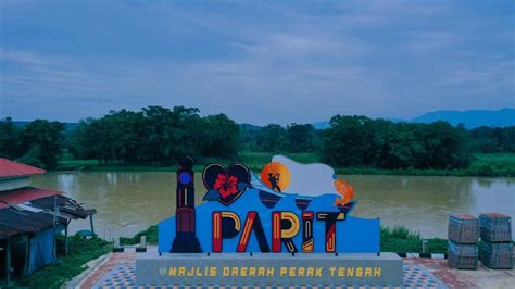 Pekan Parit Perak Aerial View Youtube