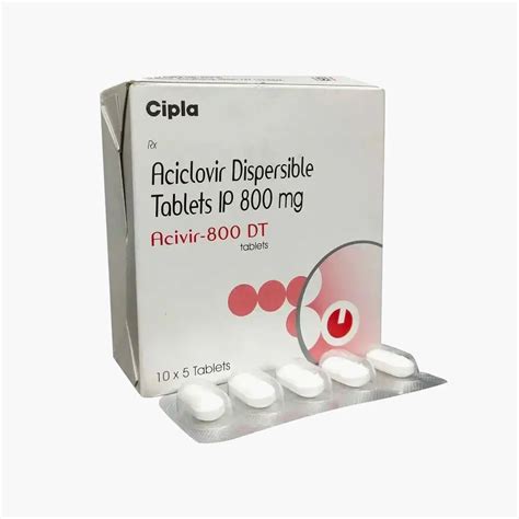 Acivir Dt Tablets At Stripe Anti Viral Medicines In Nagpur