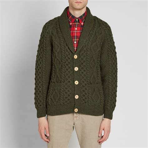 Inverallan 6A Shawl Cardigan Loden END US