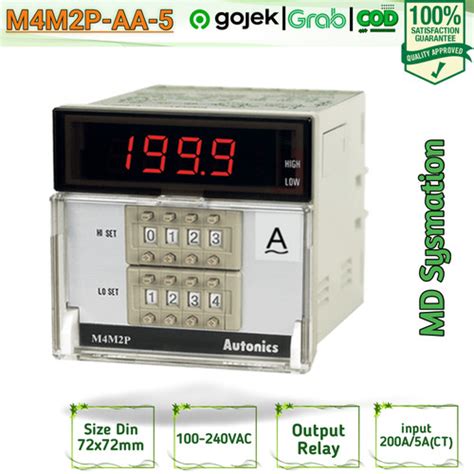 Jual Autonics M M P Aa Digital Panel Meter Output Relay Kota Depok