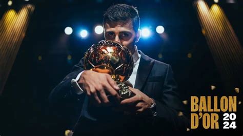 Man City S Rodri Wins 2024 Ballon D Or