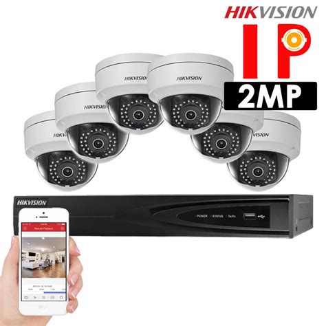 Kit C Maras De Seguridad Ip Hikvision Kit C Maras Ip Mp Domo