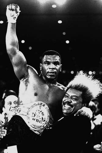 Mike Tyson Boxing Champion Victory Salute With Don King Cool 24x36