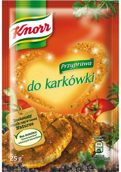 Knorr Przyprawa Do Kark Wki G Ceny I Opinie Ceneo Pl