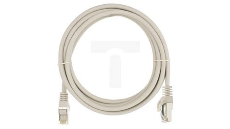 Patchcord S FTP Kat 7 PiMF Kabel Sieciowy LAN 2x RJ45 Linka PoE Szary