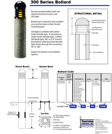 Bollards – Traditional Concrete, Inc.