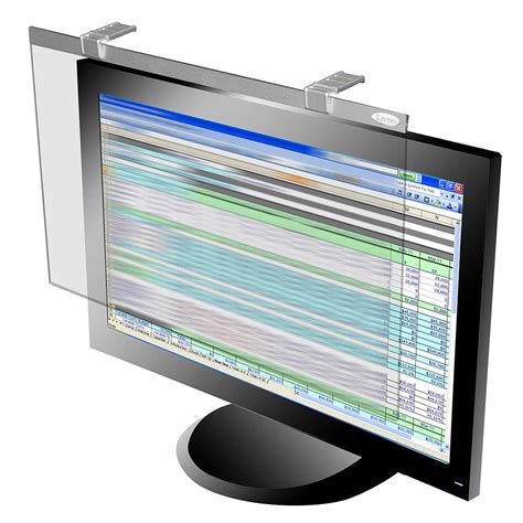 Lcd Protect® Privacy Anti Glare Filter Fits All Widescreen 24 Monitors Kantek Inc