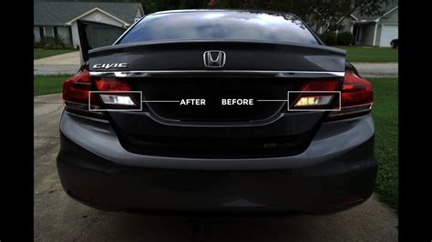 Honda Civic Led Reverse Light Upgrade How To Install Replace