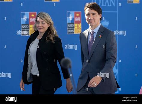 Madrid, Spain, June 30, 2022, Canadian Minister for Foreign Affairs ...