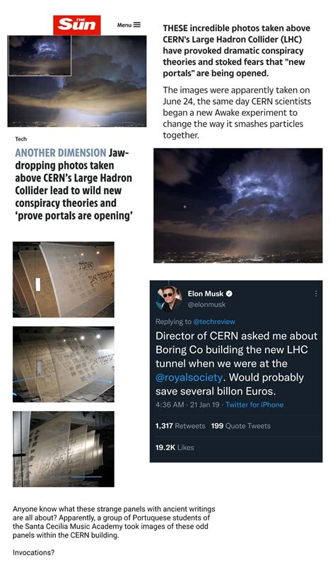 Elon Musk working with 666 CERN to open Antichrist-lucifer-demon portal ...