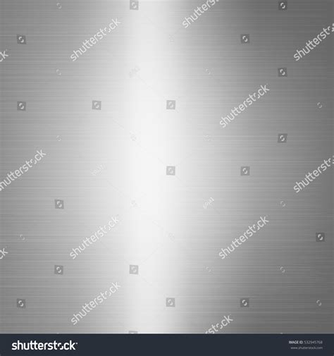 Silver Metal Texturepolished Metal Background Stock Illustration