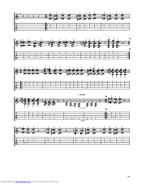 My Sacrifice Acoustic Version guitar pro tab by Creed @ musicnoteslib.com