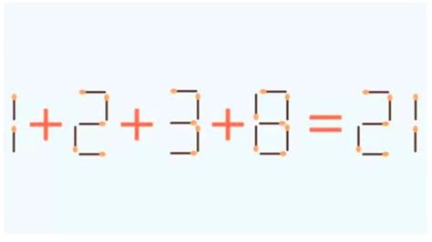 Quiz Matematico Sposta Un Solo Fiammifero E Correggi L Equazione Se Ci