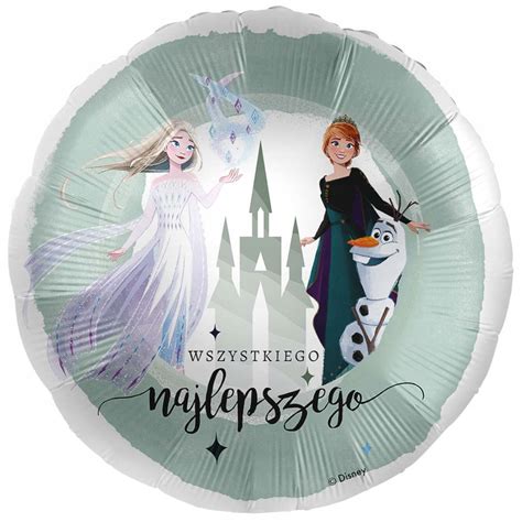 Balon Elsa Anna Olaf Kraina Lodu Frozen Wszystkiego Najlepszego