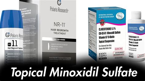 Topical Minoxidil Sulfate Could It Work Youtube