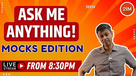 Ask Me Anything Mocks Edition Ft Rajesh Mock Strategies QnA