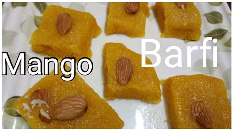 Mango Burfi Recipe How To Make Mango Burfi At Home आम नारियल की