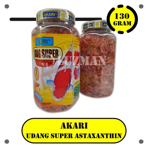 Akari Udang Super Astaxanthin Gram Akari Udang Kering Super Red