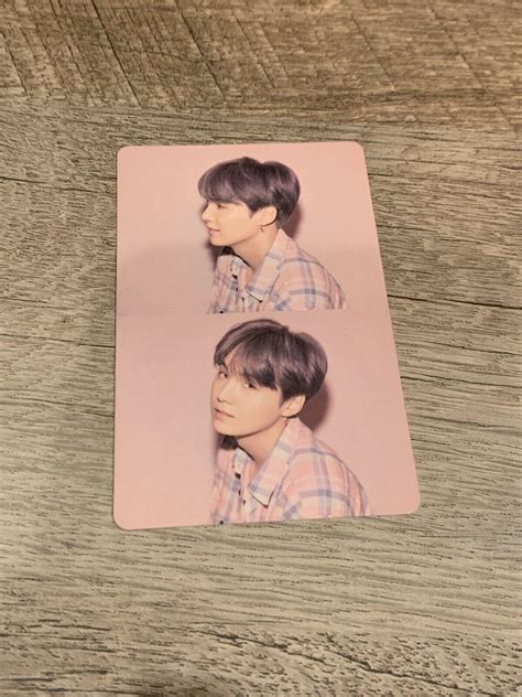 Bts Map Of The Soul Persona Official Photocard Suga Version 1 3894379105